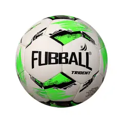 FUBBALL - PELOTA PROFESIONAL CUERO SINTÉTICO PU N4 BLANCO TRIDENT