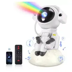 GENERICO - LAMPARA PROYECTOR  ASTRONAUTA CON PARLANTE