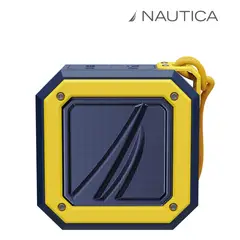 NAUTICA - Parlante portátil Bluetooth para exteriores Náutica S100 Navy-Amarillo