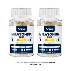 GENERICO - MELATONINA 10MG 100 CAPSULAS PLUS DERMO SUMAK 2 UND