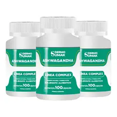 GENERICO - ASHWAGANDHA ENERGIA NATURAL 100 CAPSULAS DERMO SUMAK 3 UND