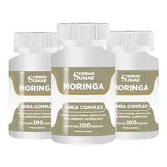 GENERICO - MORINGA ENERGIA NATURAL 100 CAPSULAS DERMO SUMAK 3 UND