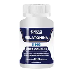 GENERICO - MELATONINA 5MG 100 CAPSULAS DERMO SUMAK COMPLEX
