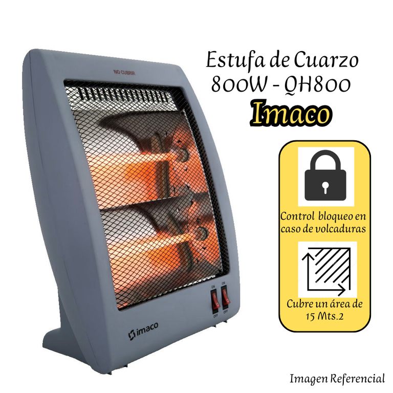 Estufa Eléctrica de Cuarzo QH800