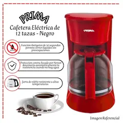 PRIMA - Cafetera Eléctrica de 12 tazas NR CA1091CP