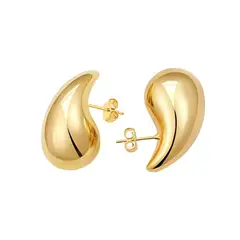 GENERICO - Aretes Bomb enchapado en oro 18k