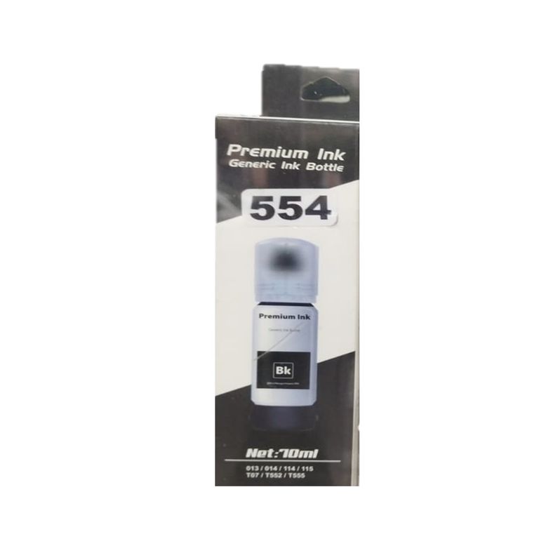 Tinta Genérico 554 Black Pigmentado 70ML