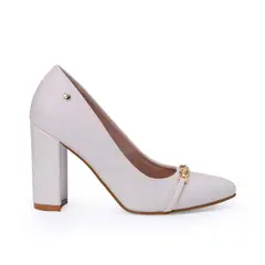 Piazza - Zapato Stiletto Casual DON-2529 Hueso