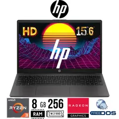 HP - LAPTOP 255 G10. RYZEN 3 7320U. 15.6" HD. RAM 8GB . SSD 256GB . FREE DOS.