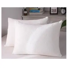 GENERICO - Pack De 2 Almohadas Gemelas de Bambu 75CM X 50CM QUEEN