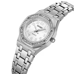 SKMEI - RELOJ 2508 DORADO CORREA ACERO PARA MUJER