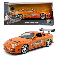 JADA TOYS - Auto Escala de Metal 1-24 Die-Cast Toyota Supra Rapidos y Furiosos