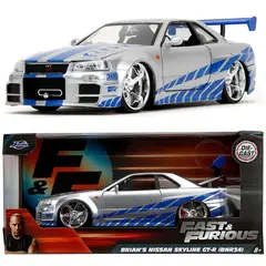 JADA TOYS - Auto Escala de Metal 1-24 Nissan Skyline R34 Rapidos y Furiosos