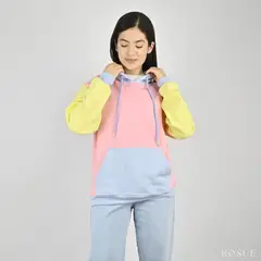 ROSUE - Polera Tricolor Oversize Mujer