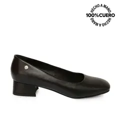 VIALE - Zapato Reina Vestir ROSY-2502 Negro Cuero