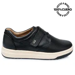 VIALE - Zapato Slip On Casual SHAM-2510 Negro Cuero