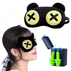 GENERICO - Tapones Protector Oido Prueba Agua Aisla Ruido + ANTIFAZ PARA DORMIR