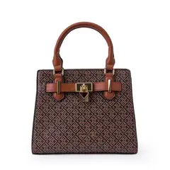 VIALE - Cartera Satchel BRI-CM2513 MarrónNatural Briganti