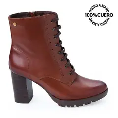 VIALE - Botín Derby Casual FER-2506 MARRÓN Cuero