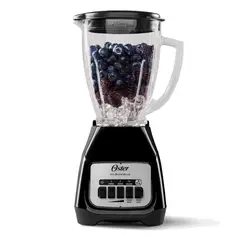OSTER - Licuadora 2 velocidades más pulso y vaso de vidrio BLSTKAGBPB