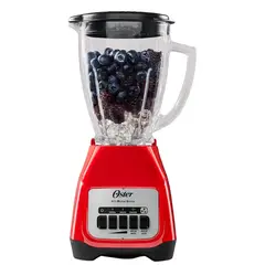 OSTER - Licuadora 2 velocidades más pulso y vaso de vidrio BLSTKAGRPB