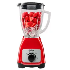 OSTER - Licuadora con Vaso de Vidrio y Control de Perilla BLSTKAGRRD