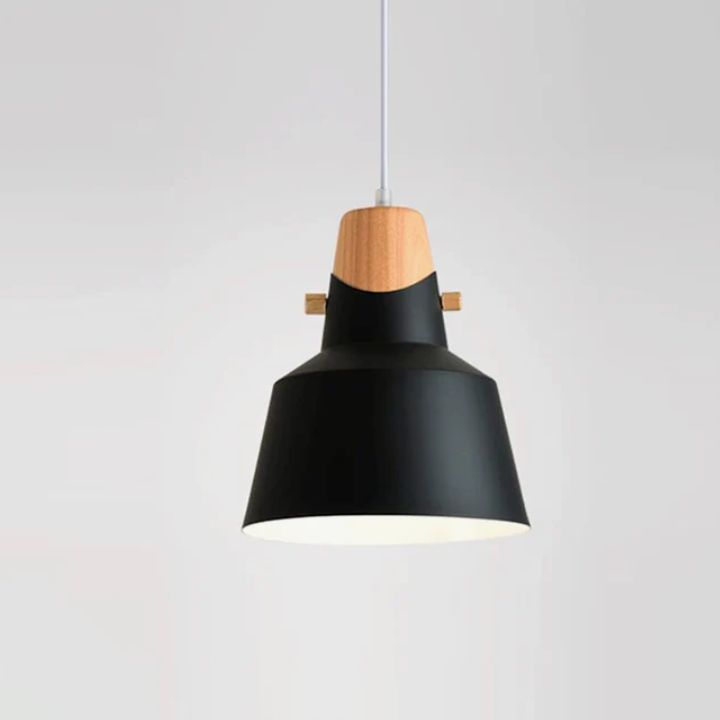 Lámpara Colgante Campana Black Led