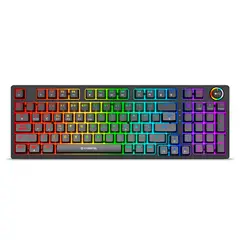 CYBERTEL - Teclado Striker CBX K1008-3M RGB Mecánico Wireless Bluetooth