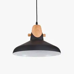 GENERICO - Lámpara Colgante Campana Black Led