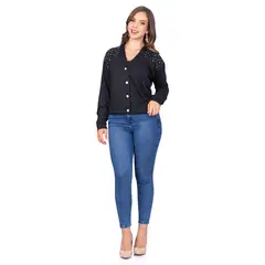 GENERICO - Cardigan de mujer Pedrería