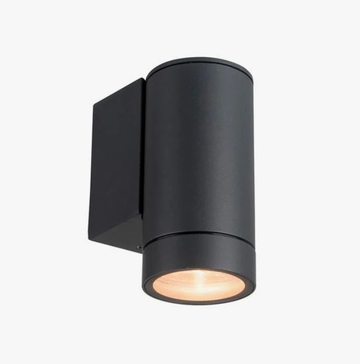 Aplique Lámpara de Exterior Black Led GU10