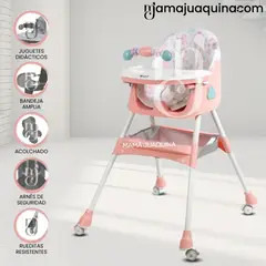 BABY - Silla de Comer con Mecedora «LULÚ» con juguete Melón