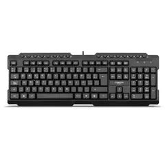 CYBERTEL - Teclado Multimedia PRINCE Black CYB K212+ USB
