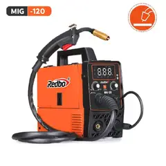 REDBO - MAQUINA DE SOLDAR MULTIPROCESO MIG120 MMA120 LIFT FLUX