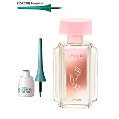 AVON - Imari Naturelle y Delineador Líquido para Ojos turquesa