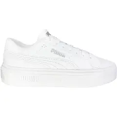 PUMA - Zapatilla Smash Platform V3 390758 01 Blanco para Mujer