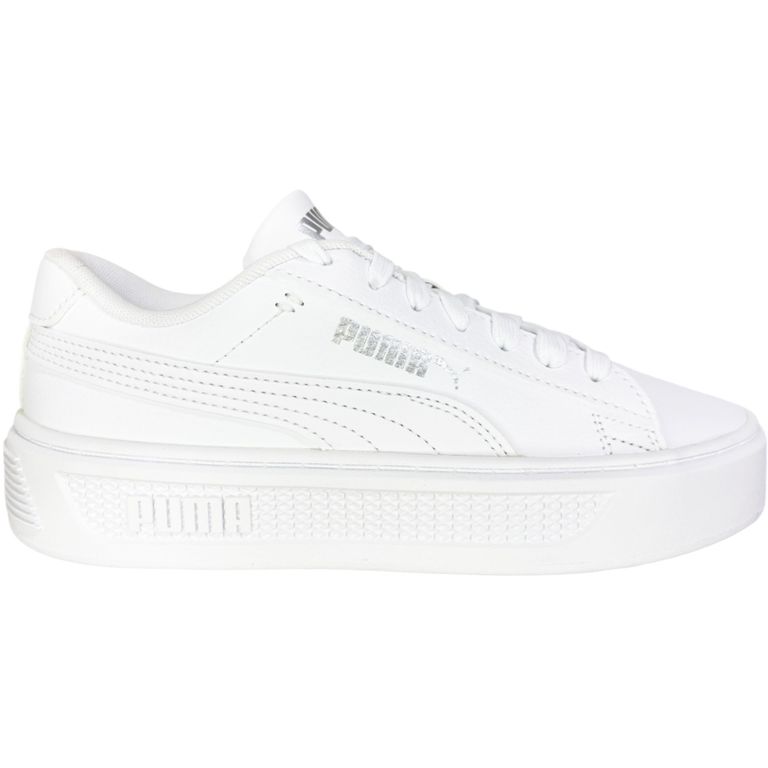 Zapatilla Smash Platform V3 390758 01 Blanco para Mujer