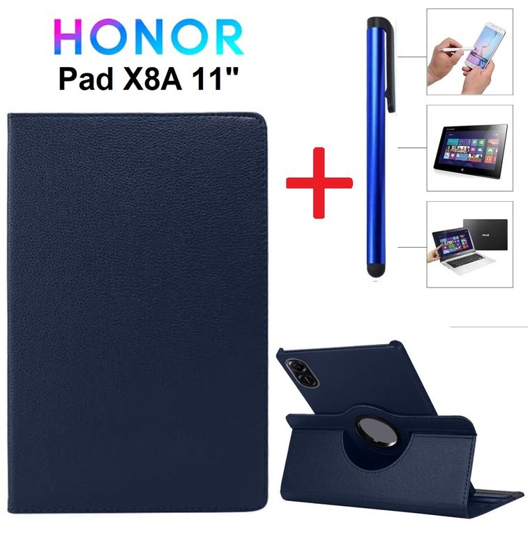 Funda Giratoria + Lapiz Optico para Honor Pad X8A 11 case protector