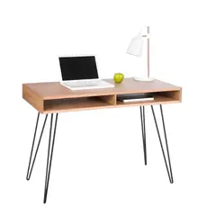 HOGAR & SPACIOS - HYS ESCRITORIO LUNA MADERA