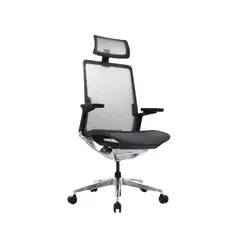 MOBELART - Silla de Oficina Presidente Dream BA Ergonómica Gris möbelArt