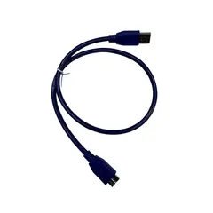 GENERICO - Cable USB 3.0 Macho A Micro B Para Disco Duro Externo Hdd azul