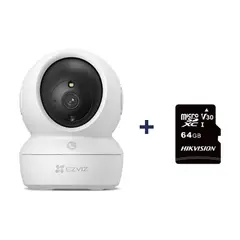 EZVIZ - Cámara De Seguridad Inteligente Para Interiores H6C PRO 2K 3MP + MICROSD
