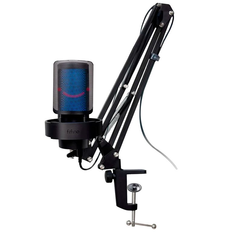 Micrófono A8T USB de Condensador Cardioide con Brazo
