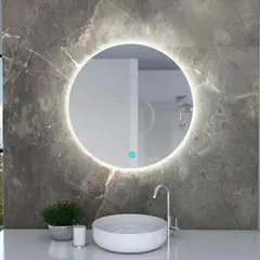 NACION MUEBLES - ESPEJO CIRCULAR LED 75x75 x34