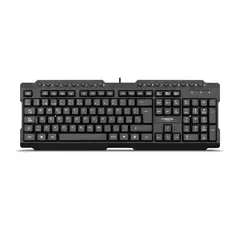 CYBERTEL - Teclado Multimedia Prince Black CYB K212+ USB