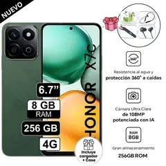 HONOR - Celular Libre X7c 8GB Ram +256GB -Verde Foresta