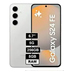 SAMSUNG - Celular Galaxy S24 FE 8GB RAM 256GB Color Gris