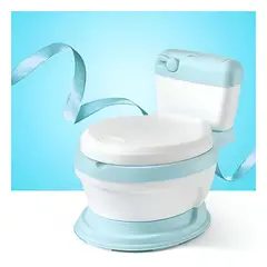 GENERICO - Inodoro Infantil de Aprendizaje para Ninos de Color Celeste