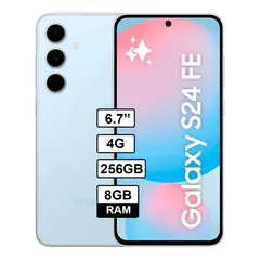 SAMSUNG - Celular Galaxy S24 FE 8GB RAM 256GB Color Azul