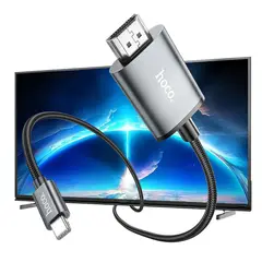 HOCO - Conector UA27 USB-C a HDMI para transmitir video 4K al instante